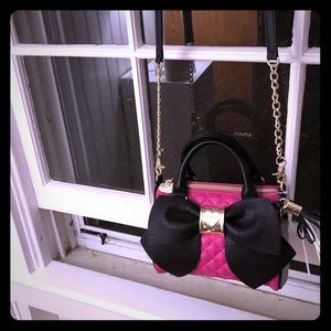 Betsey Johnson mini handbag/ crossbody bag